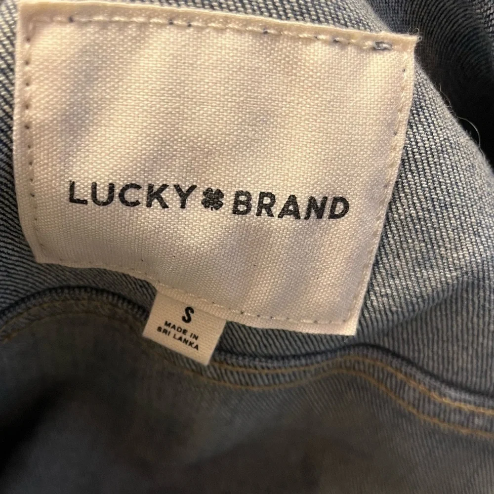 Lucky Brand Denim Jacket Sz S NWT